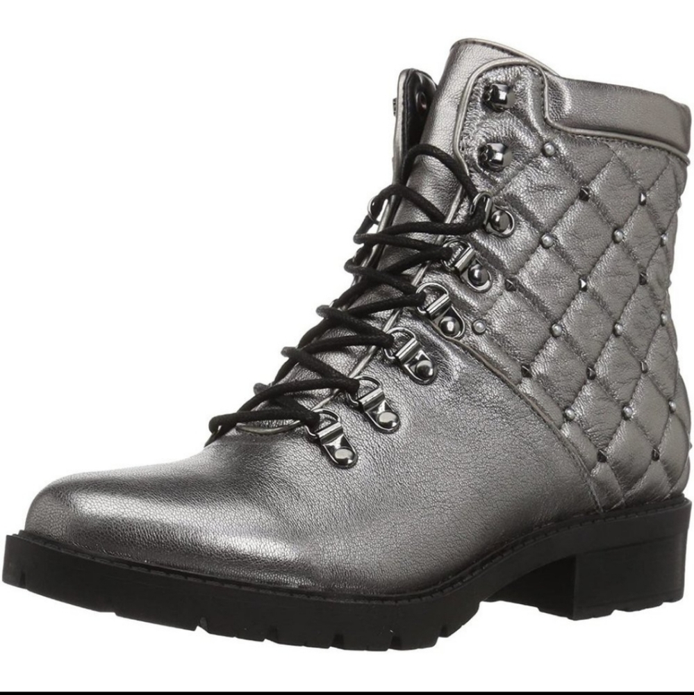 New Marc Fisher Lanzia Combat Boot - Picture 1 of 6